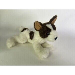 The Childrens Place Brown Spotted And White Dog Plush Stuffed Animal Toy